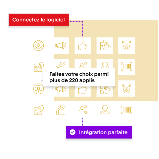 Connectez votre logiciel favori