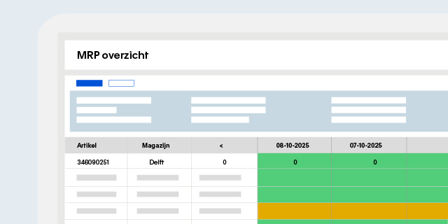 Material Requirements Planning (MRP)